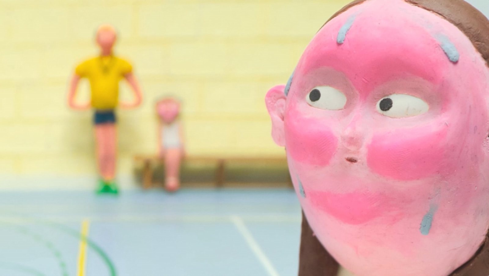 Claymation puppet from Ball Face in production